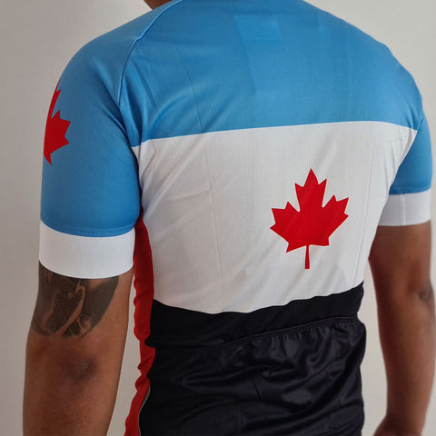 Canada Maple Leaf Cycling Jersey [SS], - Cyclists.com