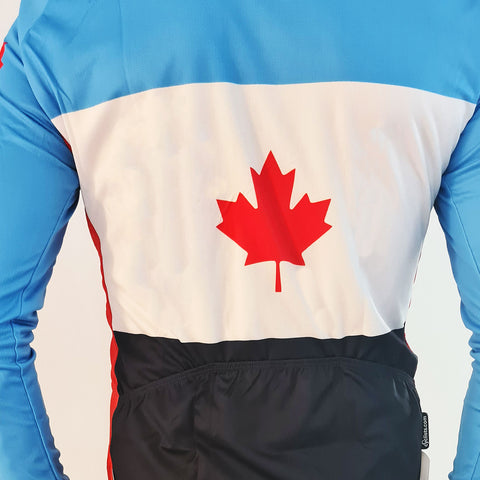 Canada Maple Leaf Cycling Jersey [LS], - Cyclists.com