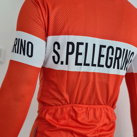 1976 San Pellegrino Retro Cycling Jersey [LS], - Cyclists.com