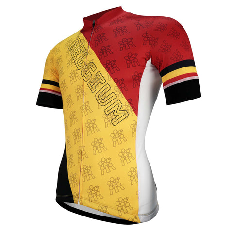 Belgium Atomium Cycling Jersey [SS], - Cyclists.com